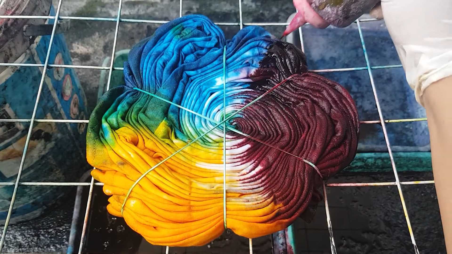Spiral Tie Dye Anleitung