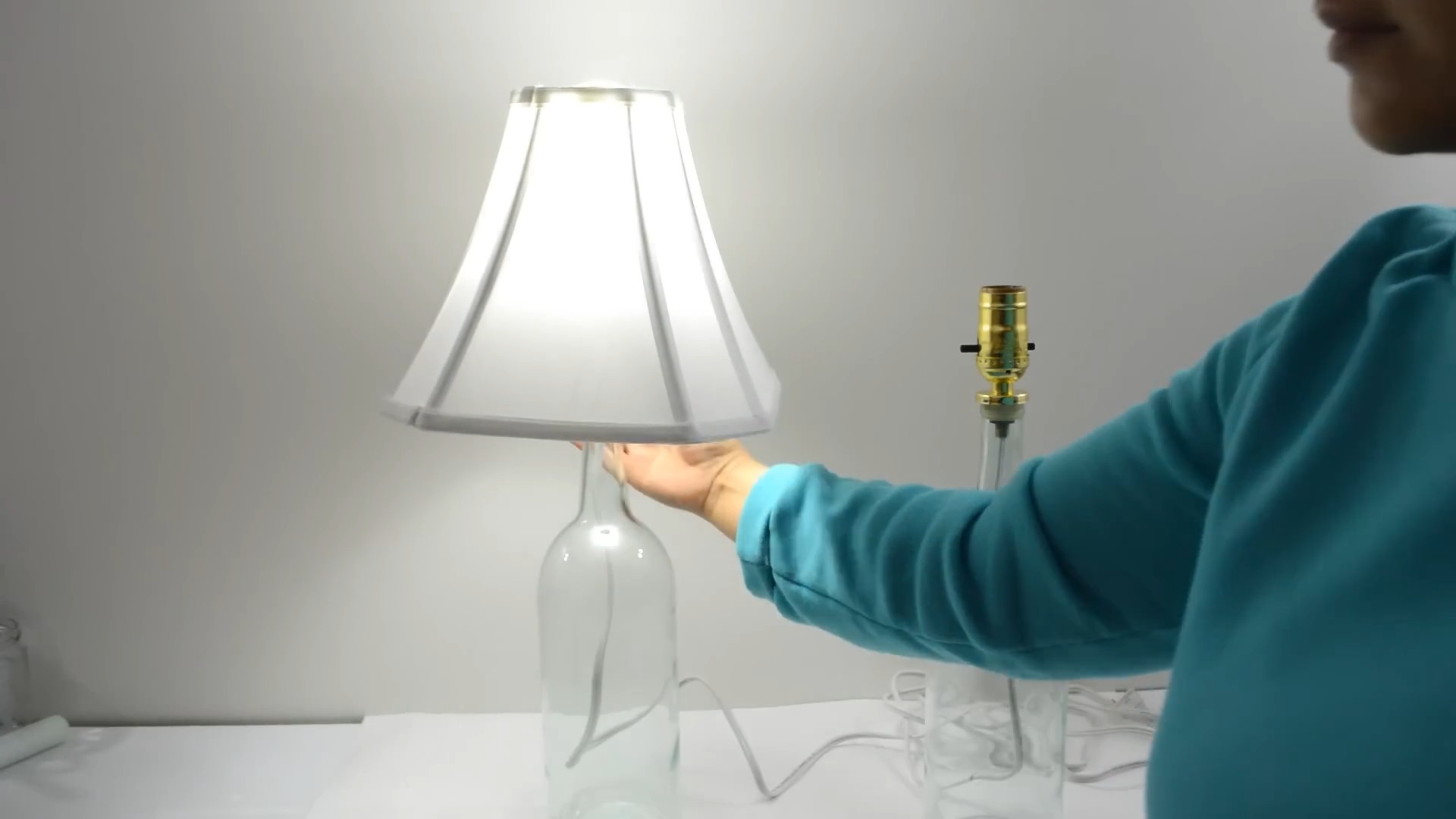 DIY Weinflaschenlampe selber machen