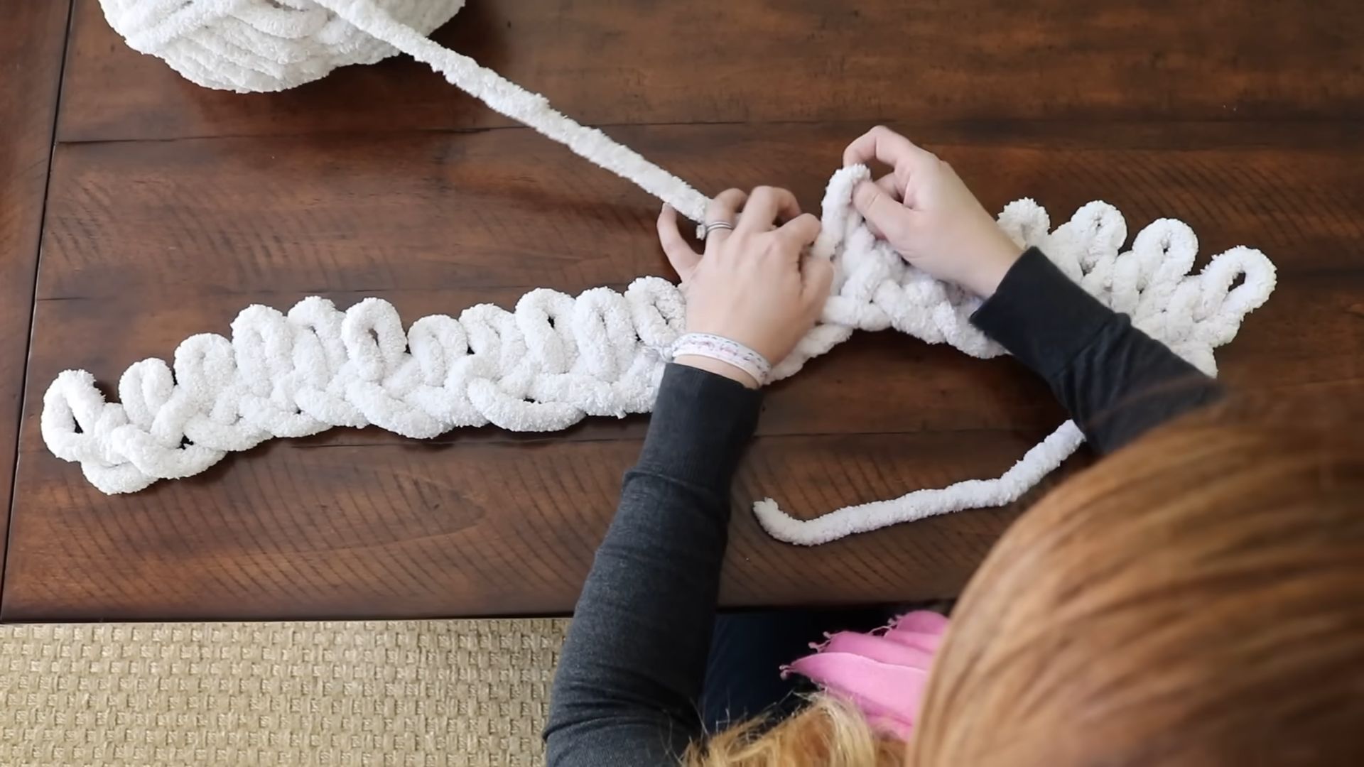 Riesige Strickdecke selber machen